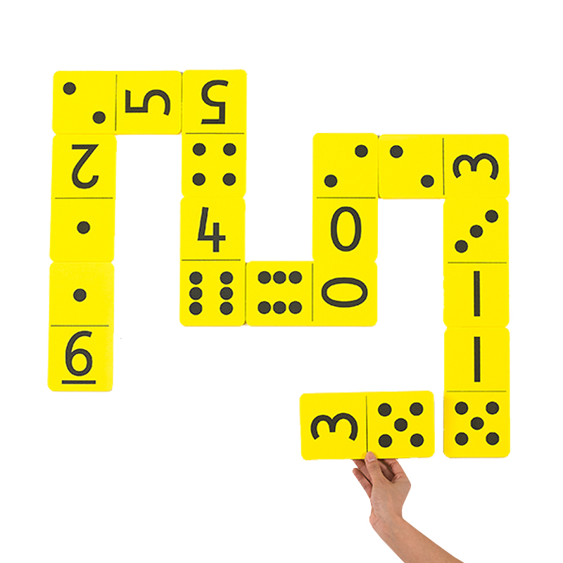 Jumbo Number/Dot Dominoes