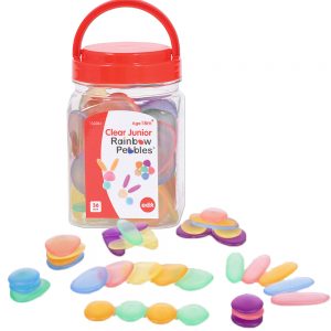 Junior Rainbow Pebbles 36pc Pastel