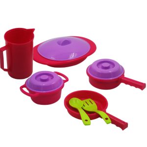 Cooking Set 10pc Pink