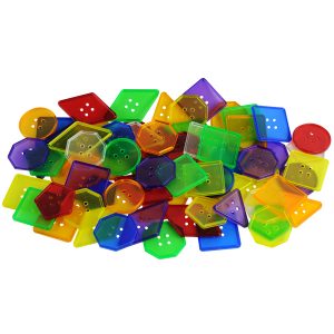 Translucent Lacing Buttons 108pc 4 Laces