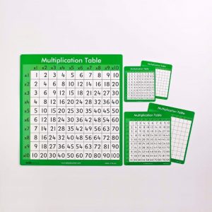 Multiplication Charts 10-Times-Tables 30pc
