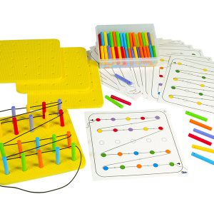 Pegboard Set 144pc with Activity Cards