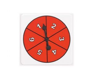 Spinner Number 1-6 5pc