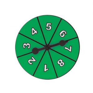 Spinner Number 1-8 5pc