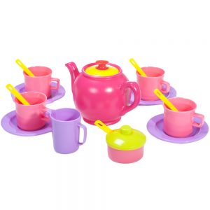 Tea Set 18pc Pastel