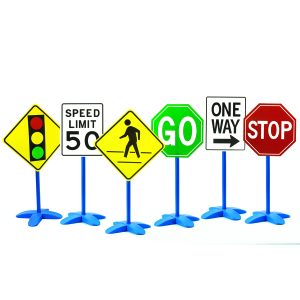 Traffic Signs Set of 6