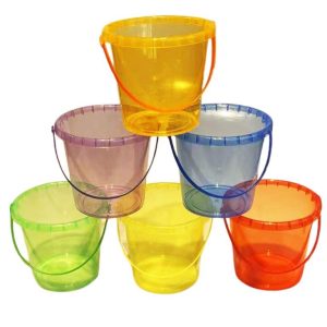 Translucent Buckets 6pc