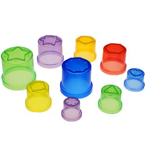 Translucent Stacking Cups 9pc