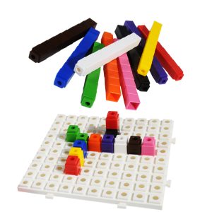 Unifix Cubes With Baseboard 100pc