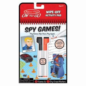 Wipe Off Activity Pad Spy Games