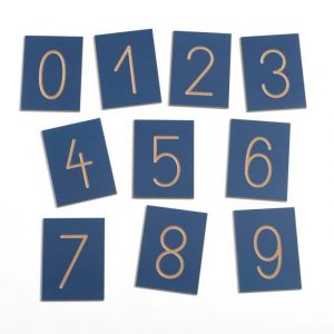 Block Numbers 0-9 Wooden