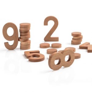Wooden Numbers 0-9