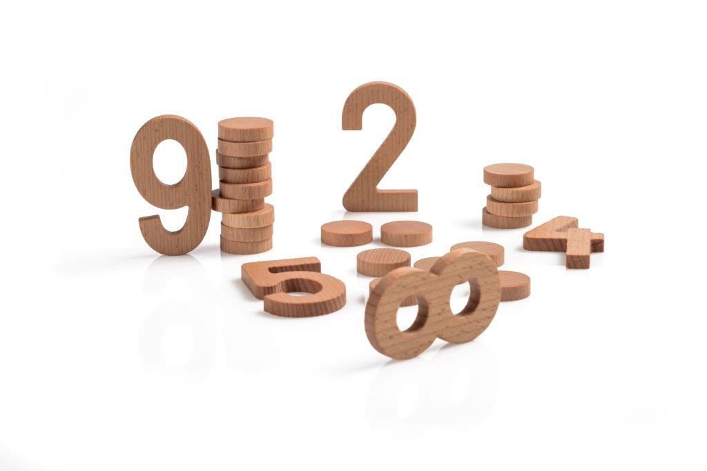 Wooden Numbers 0-9