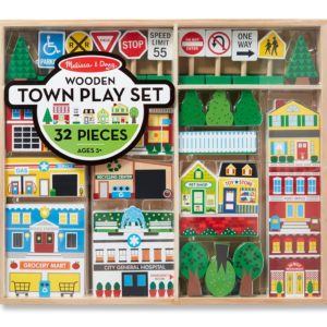 Wooden Town Play Set