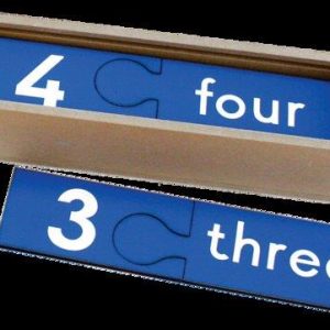 Counting Puzzle 1-10 with Words