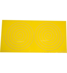 Pencil Tracing Double Spiral Doodle Board