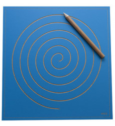 Pencil Tracing Spiral Doodle Board