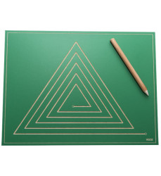 Pencil Tracing Triangle Doodle Board