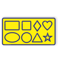 Finger Tracing Shapes Board