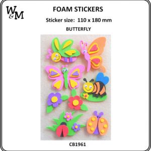 Foam Stickers Bugs