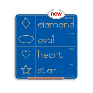 Pencil Tracing More Geometric Shapes & Words