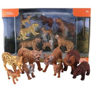 Jungle Predators & Cubs 6-12cm 8pc
