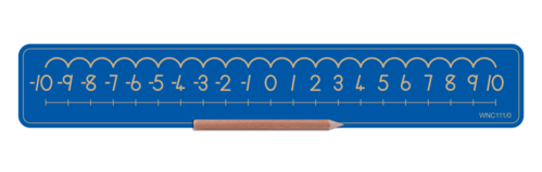 Pencil Tracing Numbers -10-0 and 0-10