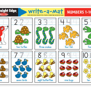 Learning Mats Numbers 1-10 6pc