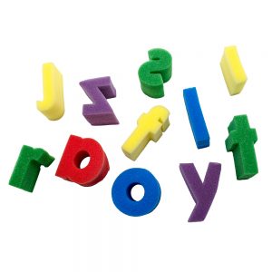 Sponge Painting Set Alphabet Lower Case