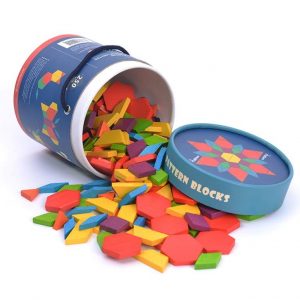 Wooden Pattern Blocks 250pc