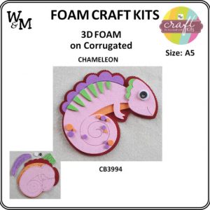 Craft Kit 3D Foam Chameleon