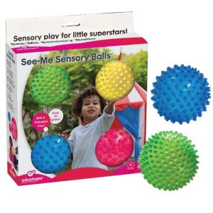 See Me Sensory Balls 4pc 10cm