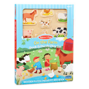 Book & Puzzle Playset - On the Farm