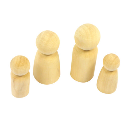Wood Family 6/7/8/9 cm 8pc