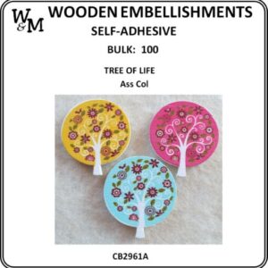 Wood Embellishments Tree of Life 100's