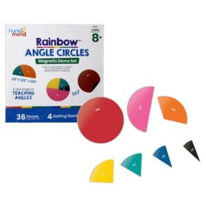 Magnetic Rainbow Angle Circles Demo Set