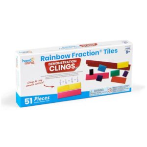 Rainbow Fraction Tiles Demo Clings