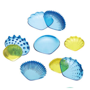 Transparent Tactile Shells 48pc