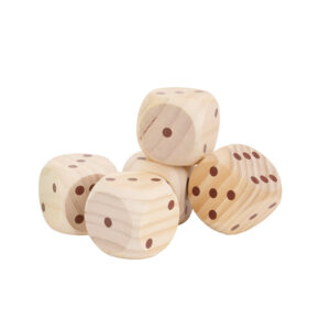 Wooden Outdoor Jumbo Dice