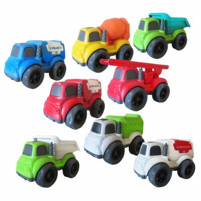 Bioplastic Asst Vehicles 8pc