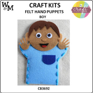 Craft Kit Felt Hand Puppet Boy