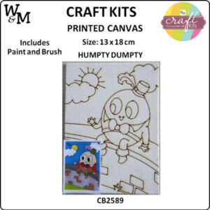 Craft Kit Printed Canvas Humpty Dumpty