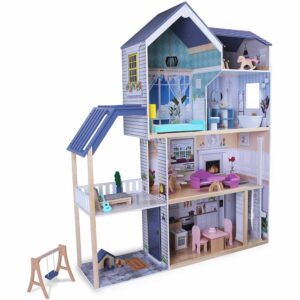 Nora Mansion Dollhouse & 28pc Accessories