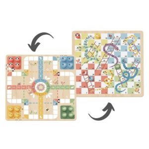 2-in-1 Ludo & Snakes & Ladders