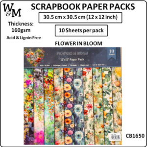 Flowers in Bloom Paper Pack