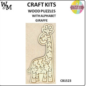 Giraffe Puzzle with Alphabet