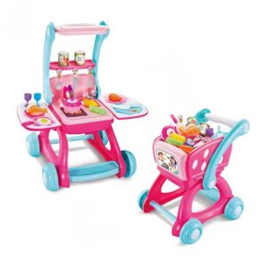 2-in-1 Kitchen & Shopping Cart