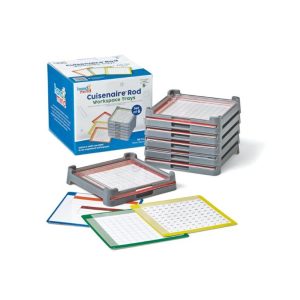 Cuisenaire Rods Workspace Trays 6pc