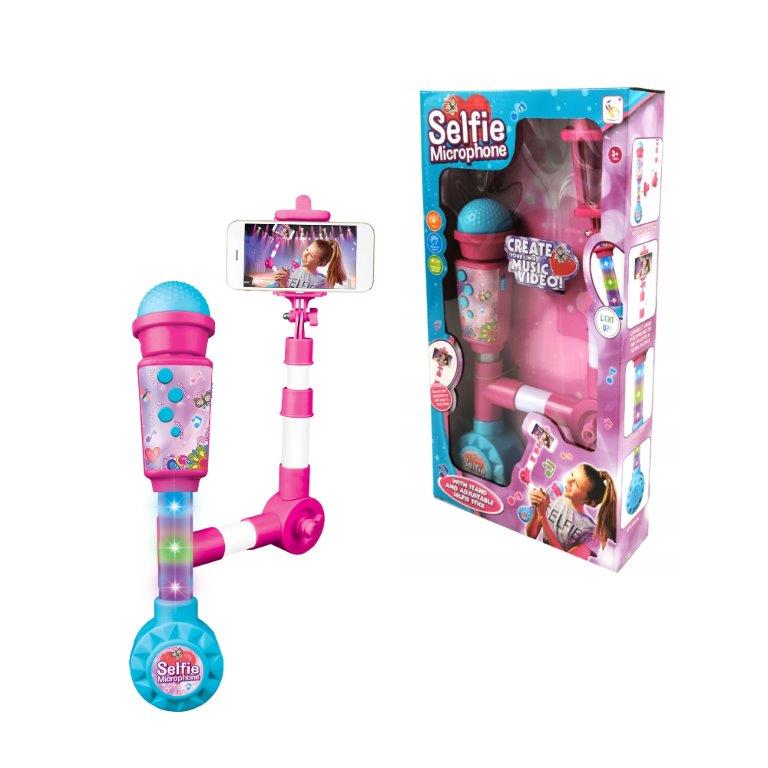 Electric Microphone & Selfie Stick