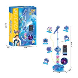 Electric Microphone with Lights & Connecting Cable